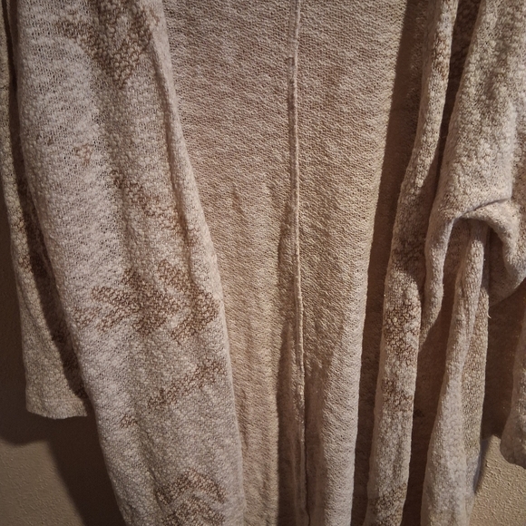 ARIAT Sunday Morning Cardigan Western Beige Aztec Southwestern Cowgirl L - Picture 5 of 6